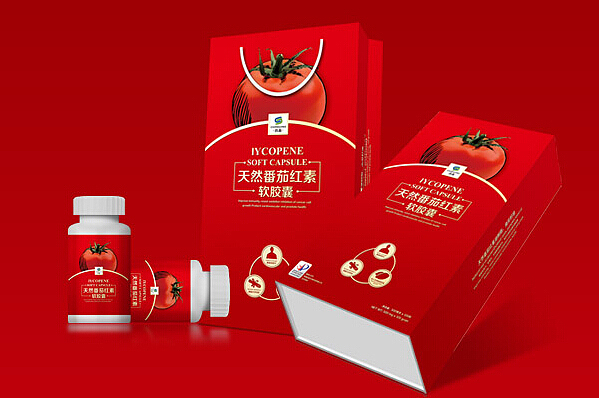 唐风汉韵案例之番茄红素软胶囊包装设计