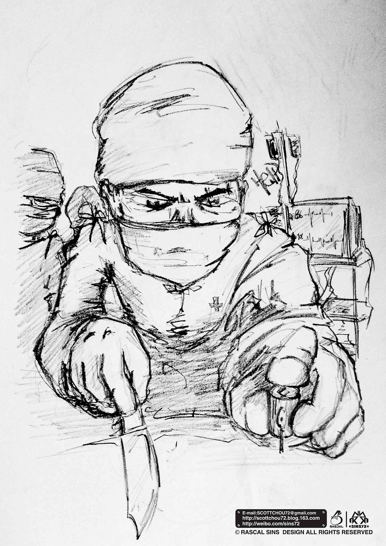 植入信念,灌通全身血液之中。涂鸦!