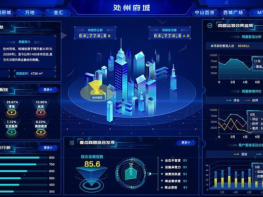 可视化大屏——（丽水市政）