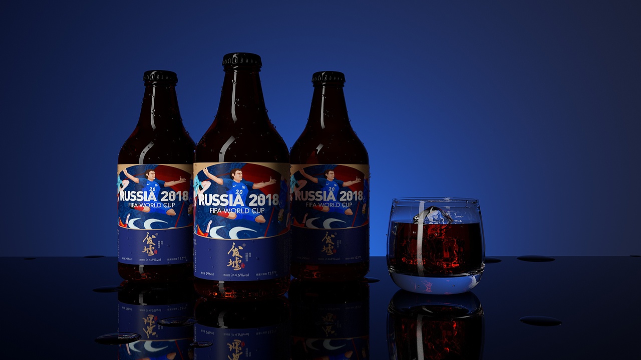 啤酒包装-废墟啤酒2018世界杯主题包装