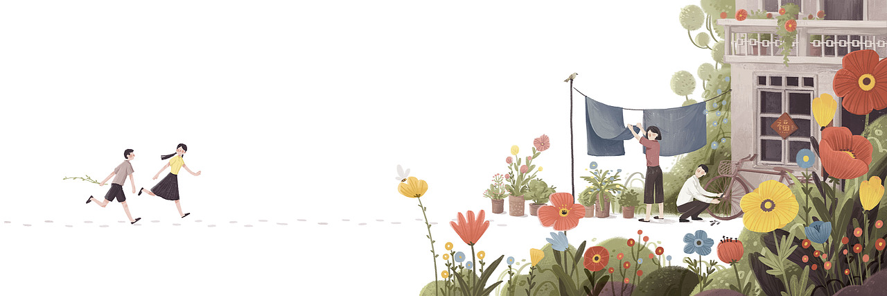 阿飞的花店 【儿童插画】