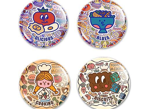 美食家&doodle风插画 周边