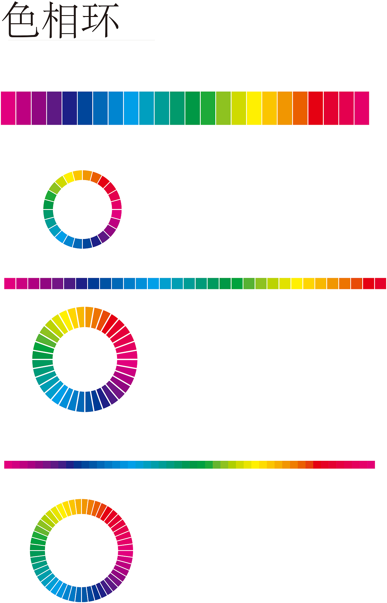 色相环参考