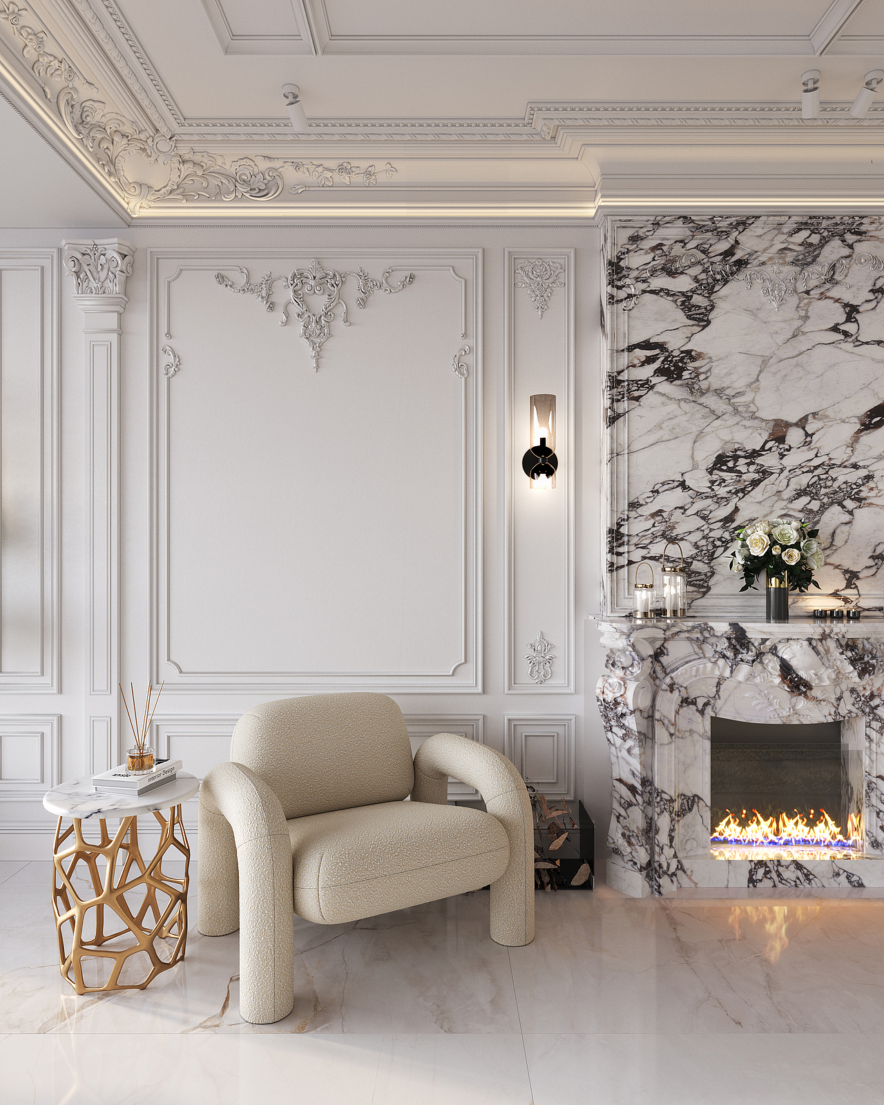 现代法式—实际案例（图ZMzUwMTUyODg4） - 家装设计 - 站酷设计师爱吃瓜群众原创素材 - 站酷ZCOOL