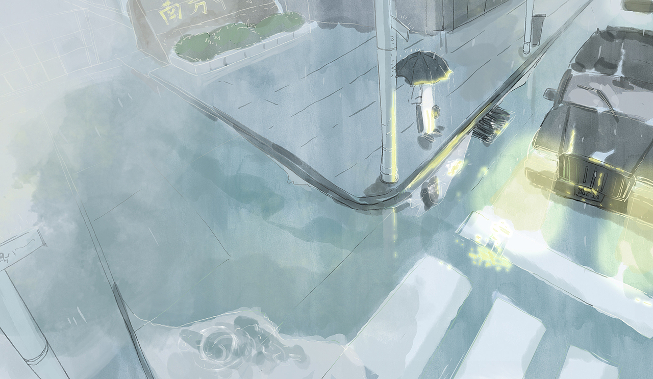 原创动画《梅雨》（图ZMTY1Mjg1MTgw） - 动画片 - 站酷设计师717动画原创素材 - 站酷ZCOOL