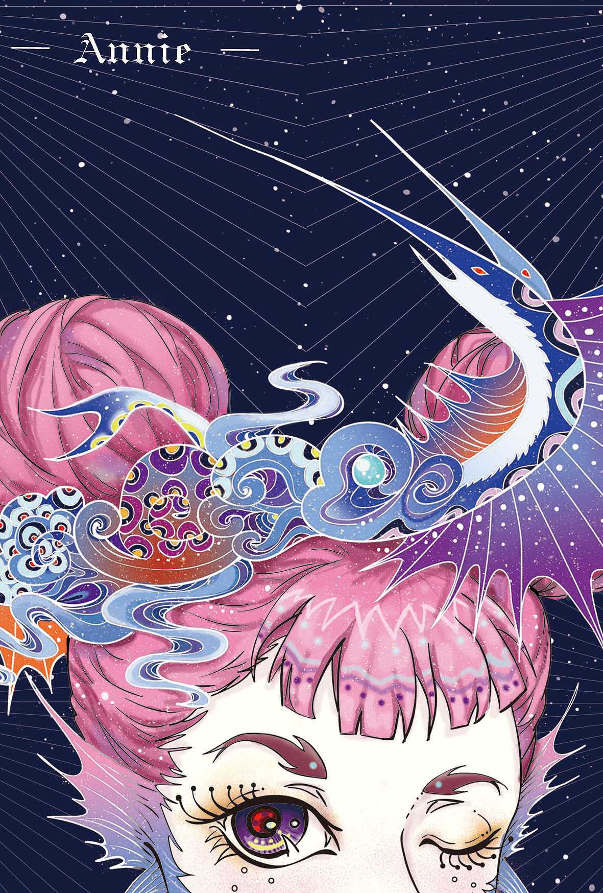 【毕设】海之塚(原创*海洋生物系列插画)之 明信片