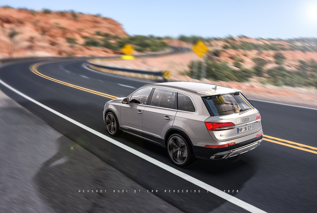 KEYSHOT Audi Q7 CGI（图ZMjM2OTc4ODg4） - 机械/交通 - 站酷设计师阿飞_Vision原创素材 - 站酷ZCOOL