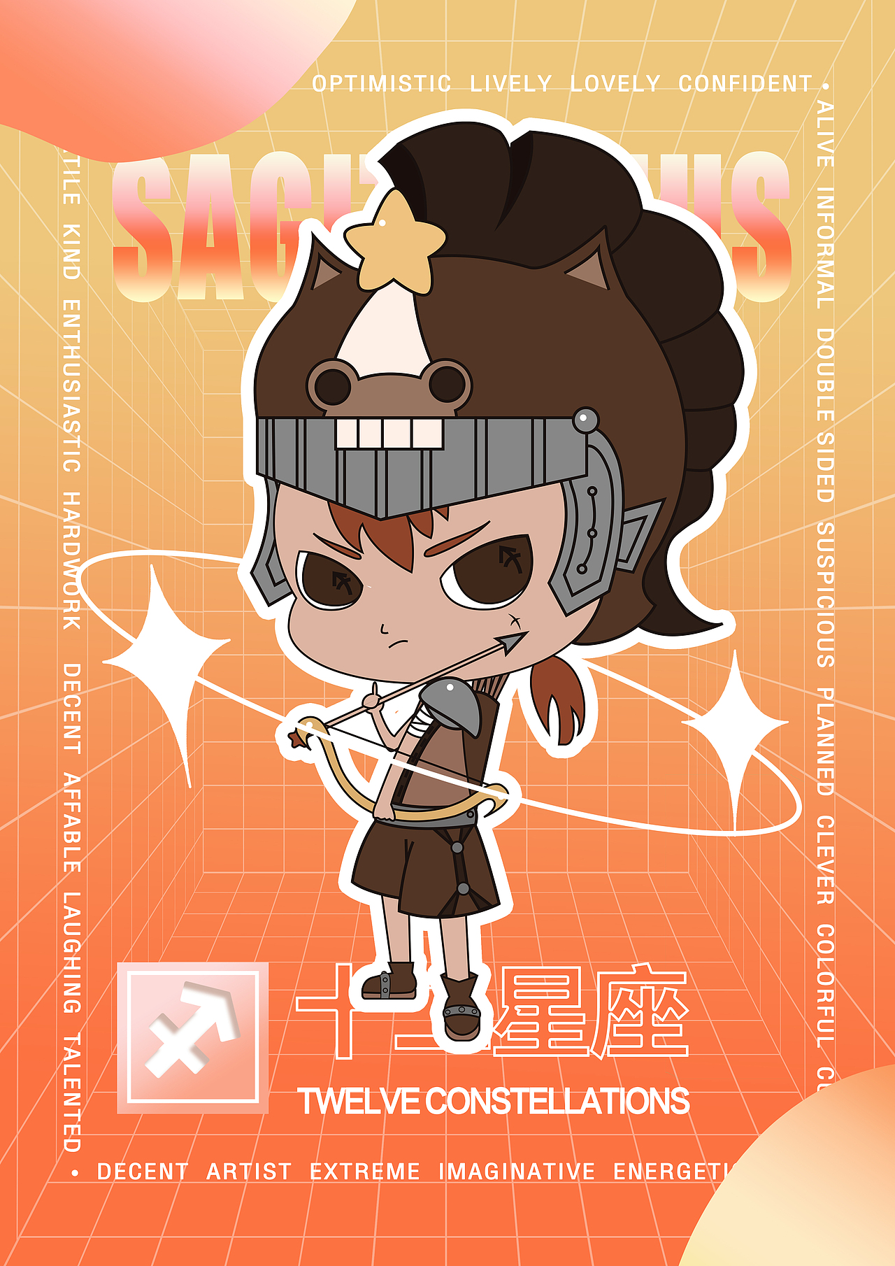 “帽子精灵”十二星座IP形象及潮玩产品设计（图ZMzA2MTU4MTI4） - 品牌 - 站酷设计师六毛不是毛原创素材 - 站酷ZCOOL