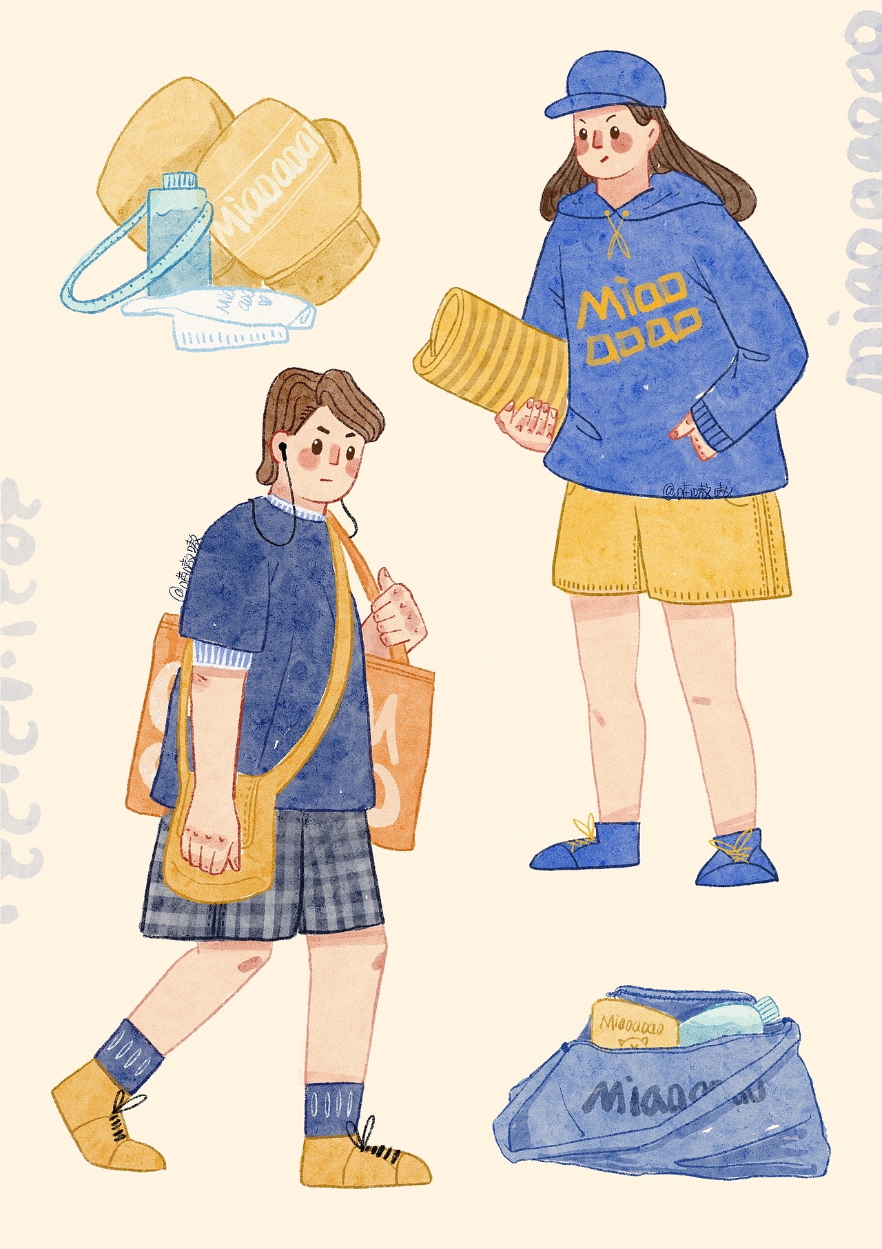 插画人物练习小合集