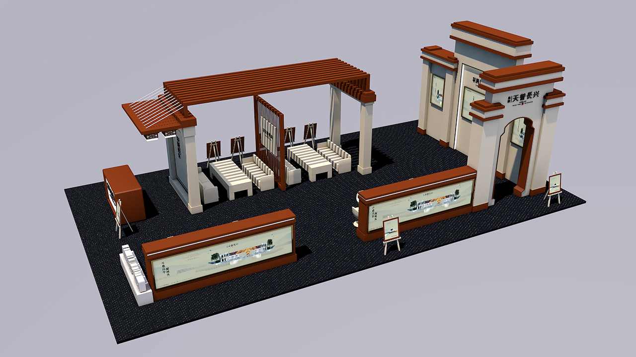 3D展厅设计（图ZMTI5Mzk3NTA0） - 其他三维 - 站酷设计师千花之树原创素材 - 站酷ZCOOL
