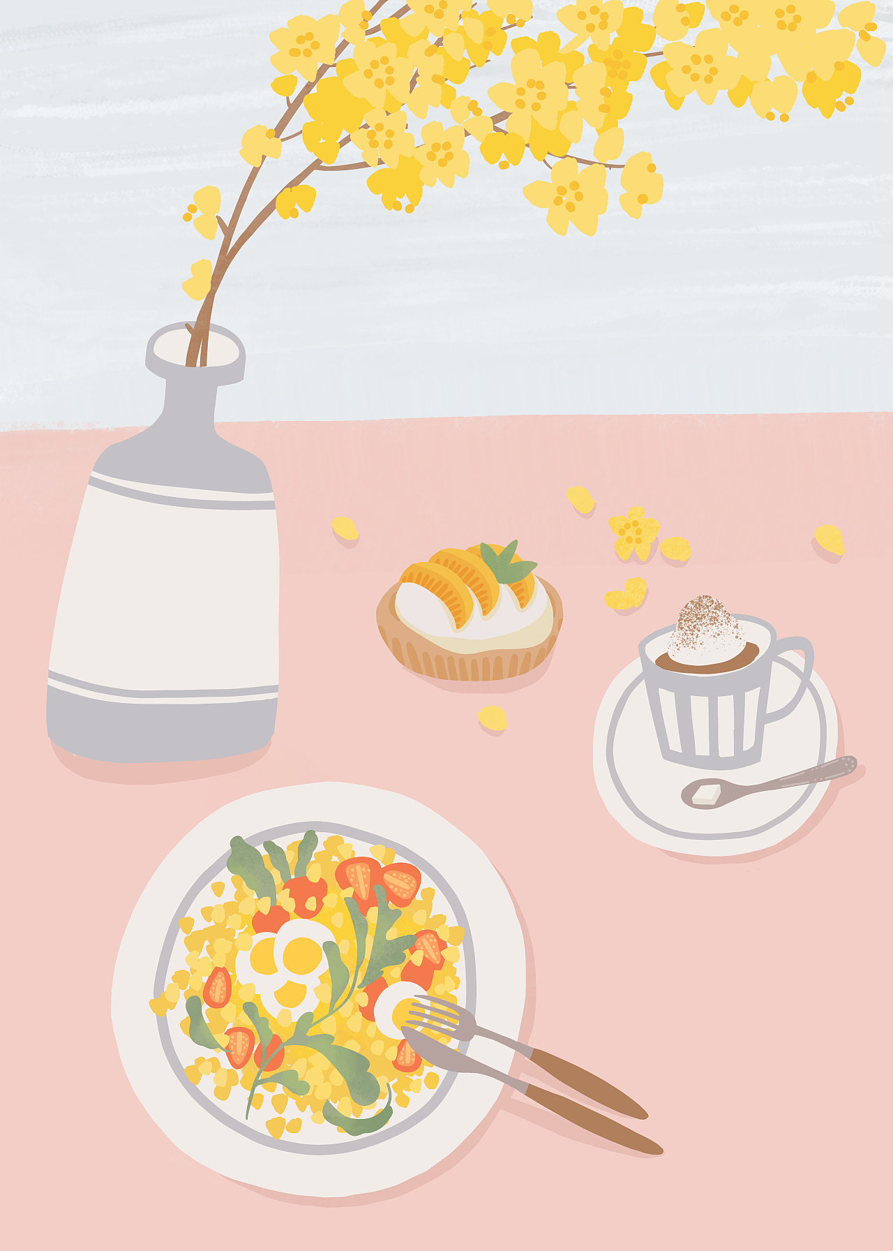 简单生活|插画|商业插画|金书玙 - 原创作品 - 站酷 (zcool)