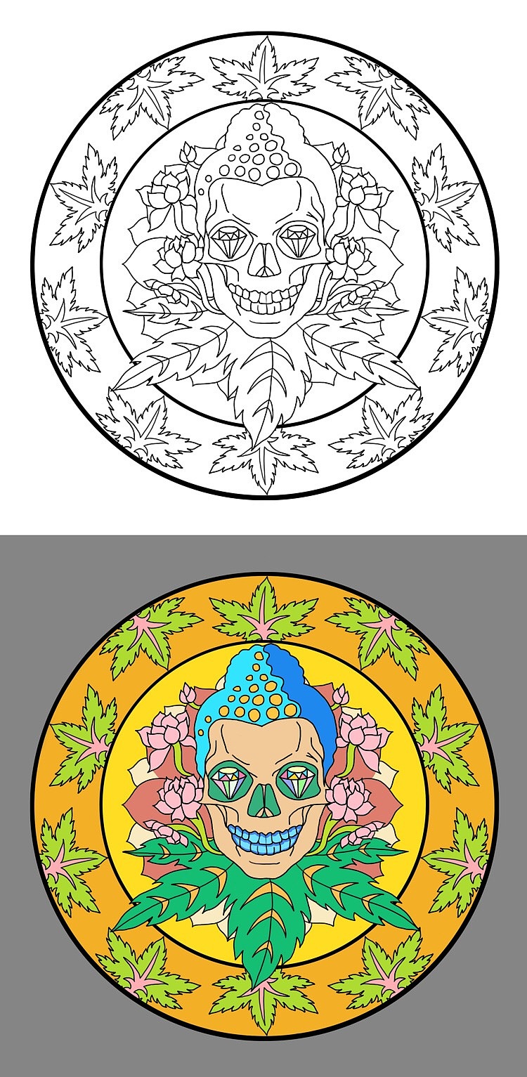 潮牌图案（图ZNDYwMTgxNjg=） - 商业插画 - 站酷设计师九百碗原创素材 - 站酷ZCOOL