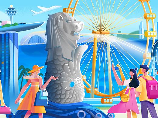 支付宝海外宣传海报
