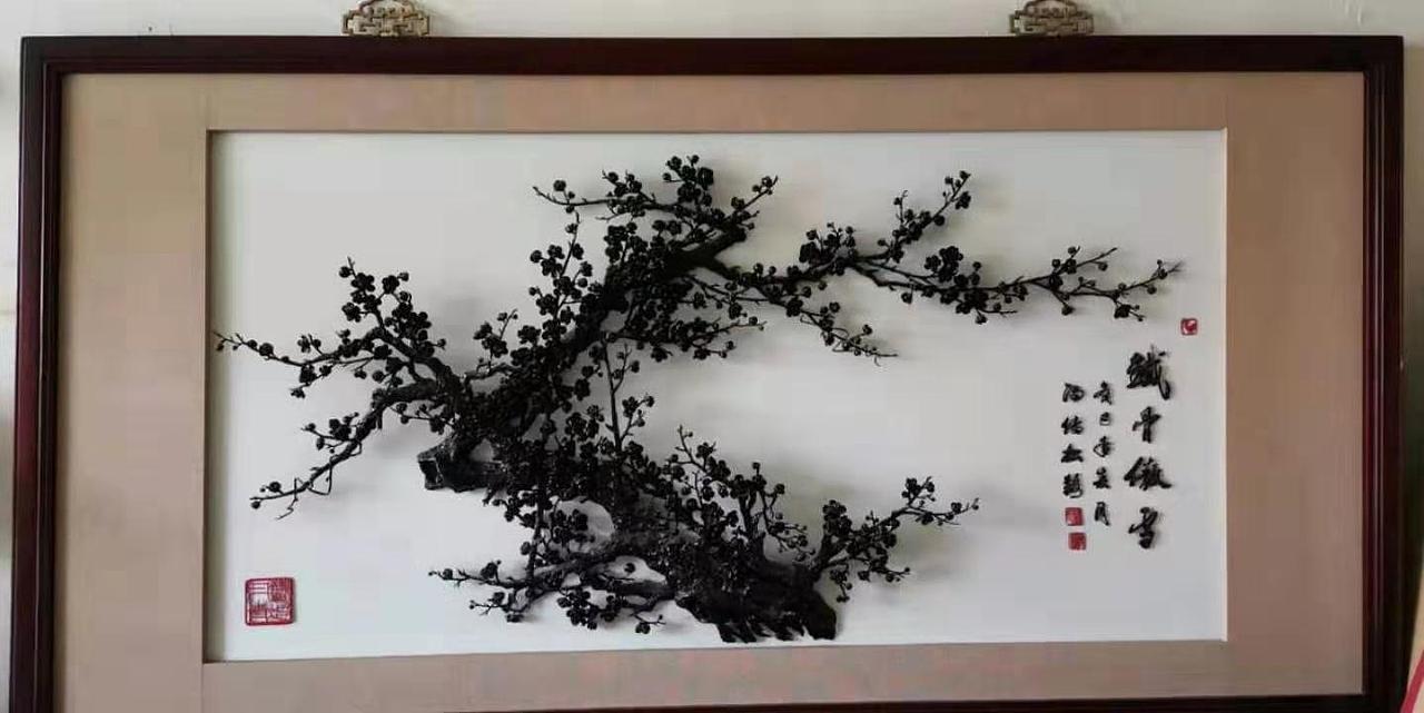 芜湖铁画汤传松《铁骨傲雪》