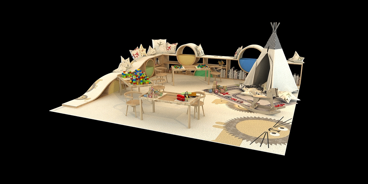 儿童区（图ZMjI3NTU2ODQ4） - 其他空间 - 站酷设计师南墙AL原创素材 - 站酷ZCOOL