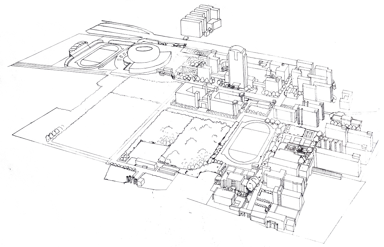 手绘邢院手绘地图设计
