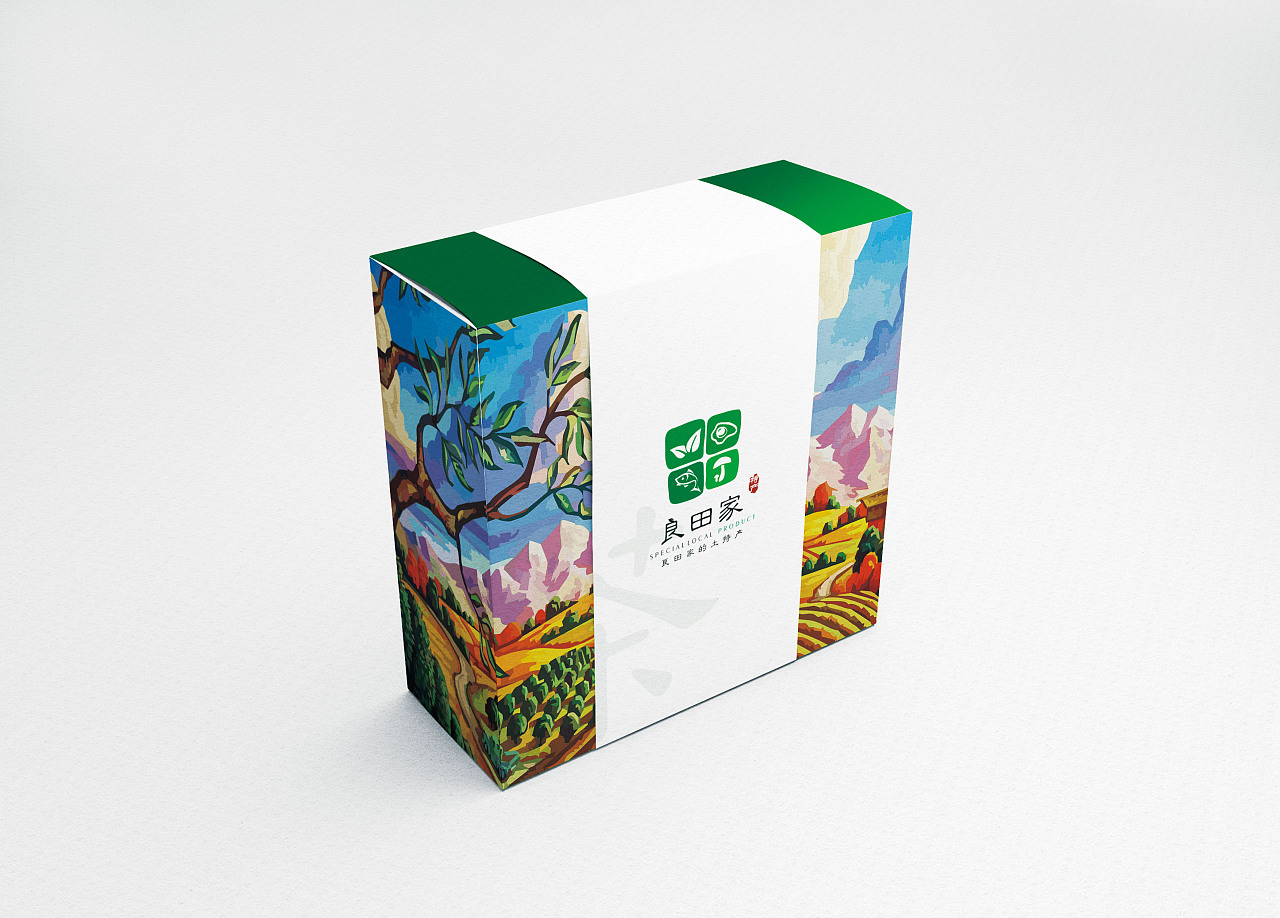 小清新土特产logo&包装