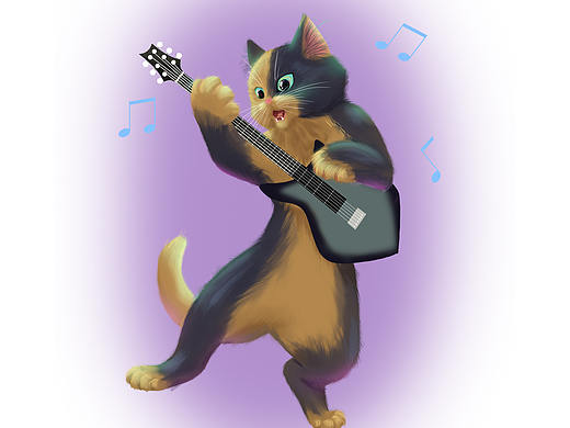 电吉他猫