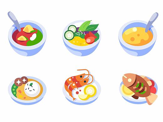 插画临摹之食品篇（个人主页-ZMzQzMDYwODQ=） - 创作习作 - 站酷设计师飞天小女警101原创素材 - 站酷ZCOOL