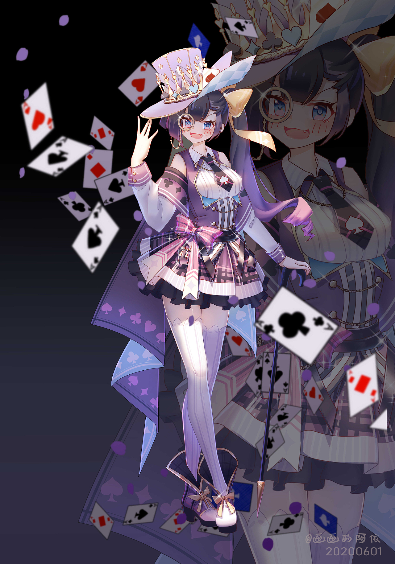 爱丽丝主题立绘3套附过程gif