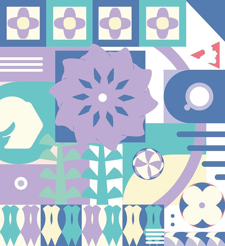 二十四节气——花卉（图ZMjkwMzIwMTU2） - 图案 - 站酷设计师子青浦原创素材 - 站酷ZCOOL