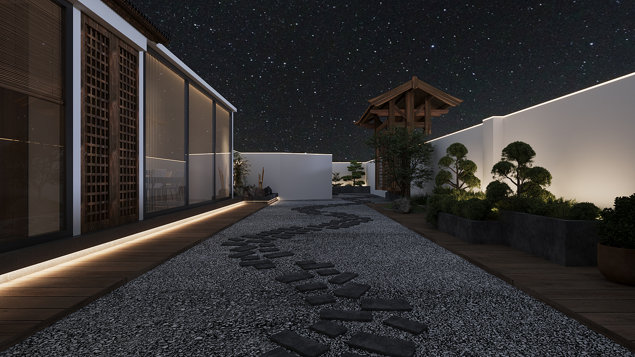 木石效果表现——小隐茶舍（图ZMzU2OTU0NzAw） - 景观设计 - 站酷设计师N1896原创素材 - 站酷ZCOOL