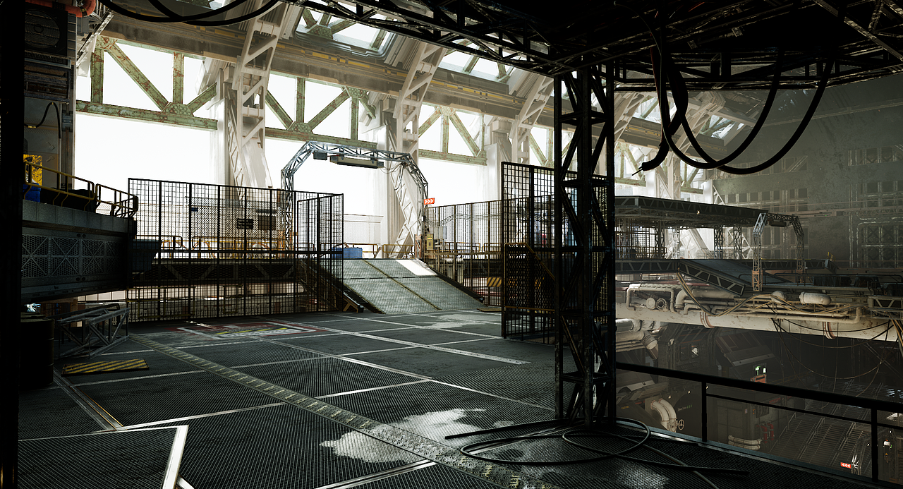 重工业风科幻工厂