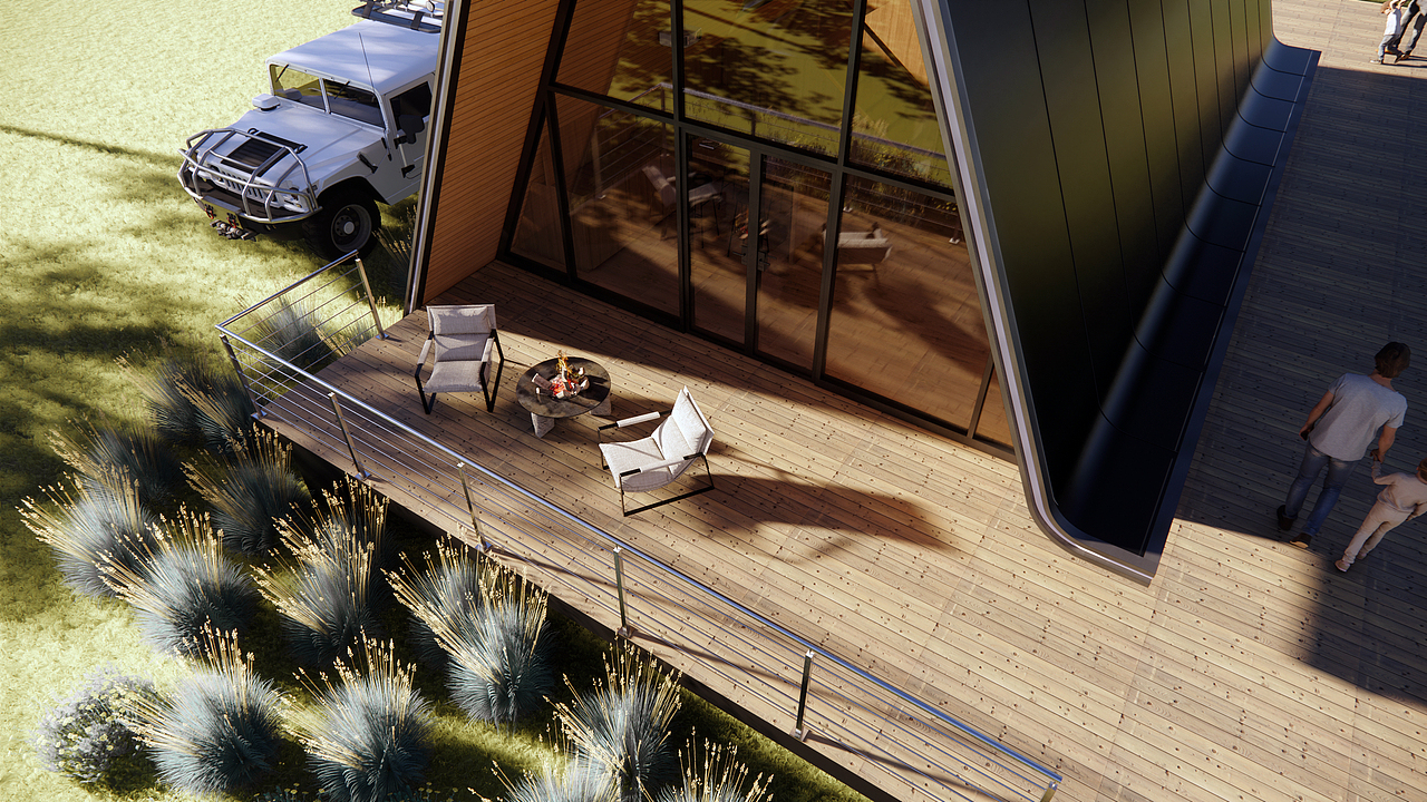 民宿设计 | 复式木屋·星空营地