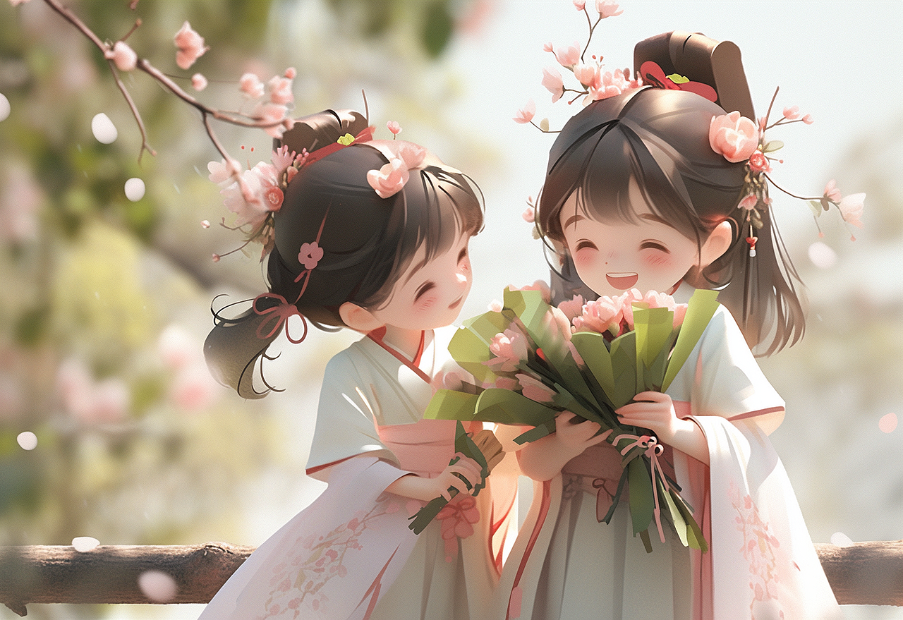 3D插画 人物系列—闺蜜（图ZMzQ3NzYwODU2） - 艺术插画 - 站酷设计师ANXIAOYAO9981原创素材 - 站酷ZCOOL