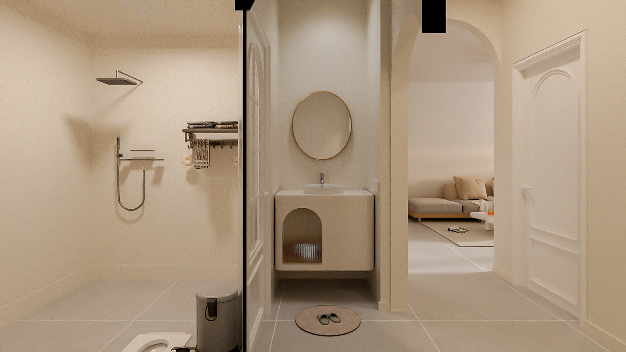 简约奶油风-家装（图ZMzU3MDIxMDky） - 家装设计 - 站酷设计师Roog原创素材 - 站酷ZCOOL