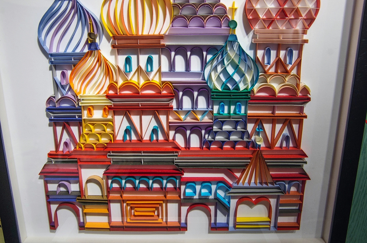 手工衍纸装饰画——童话城堡