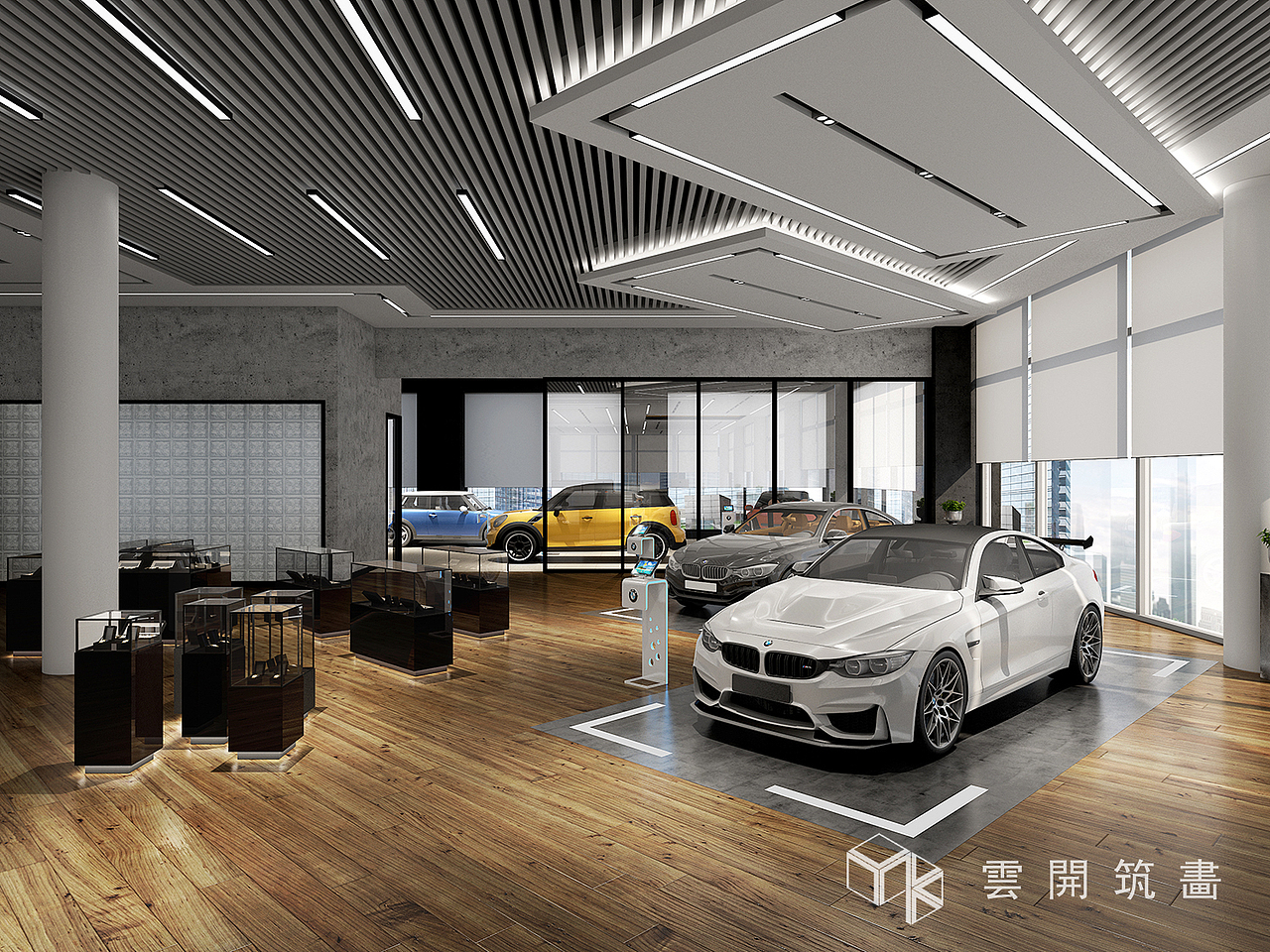4S店效果图（图ZMTU5Nzg3MjA0） - 建筑/空间 - 站酷设计师雲開筑画原创素材 - 站酷ZCOOL