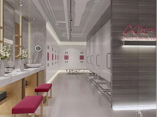 miss+健身工作室设计-楚雄健身房设计