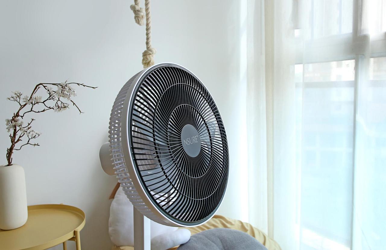 乐道视觉电风扇智能风扇小家电图片拍摄