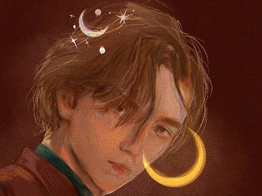 练习 改照片 马脸男的美颜过程