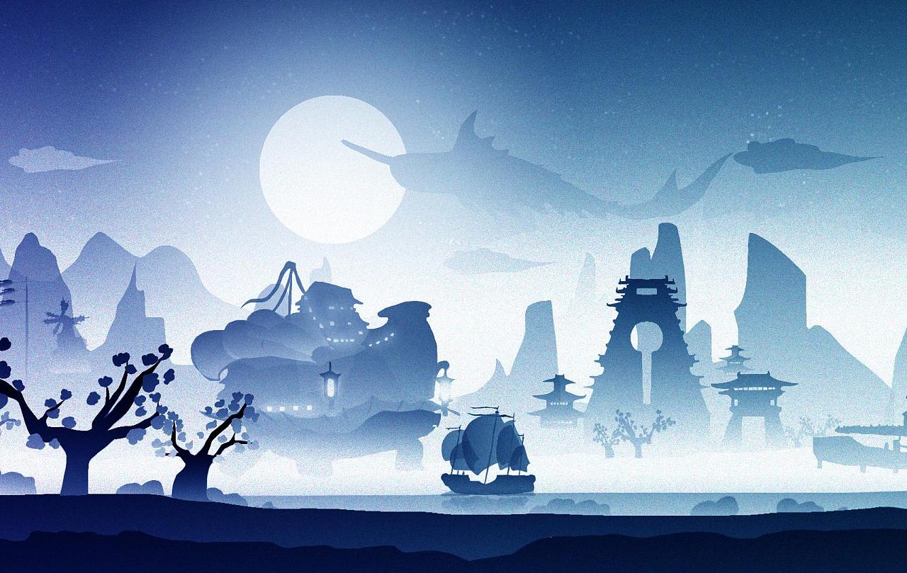 另一副横版场景