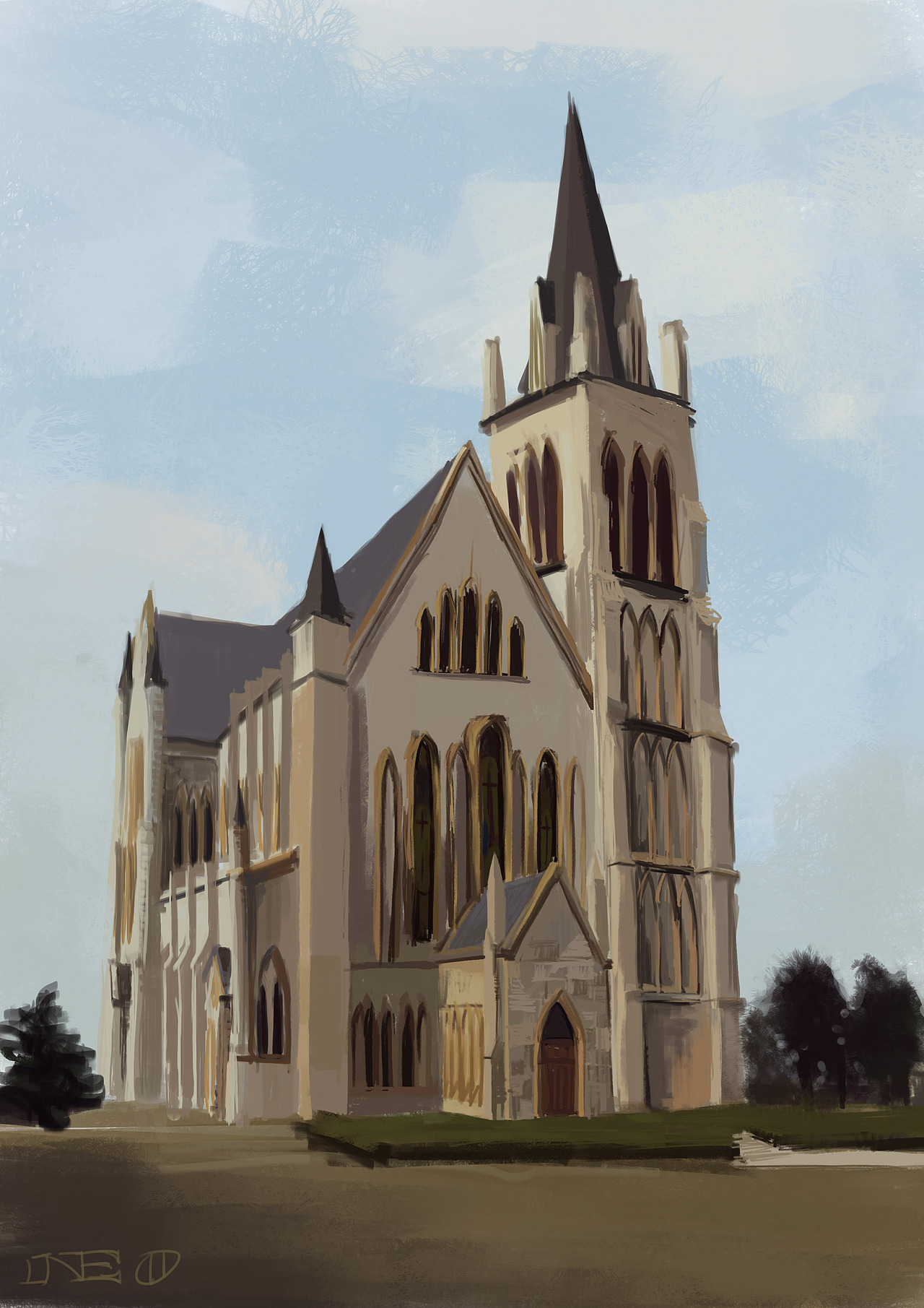 小教堂（图ZNzk2NDQzNg==） - 创作习作 - 站酷设计师wuyaneo原创素材 - 站酷ZCOOL