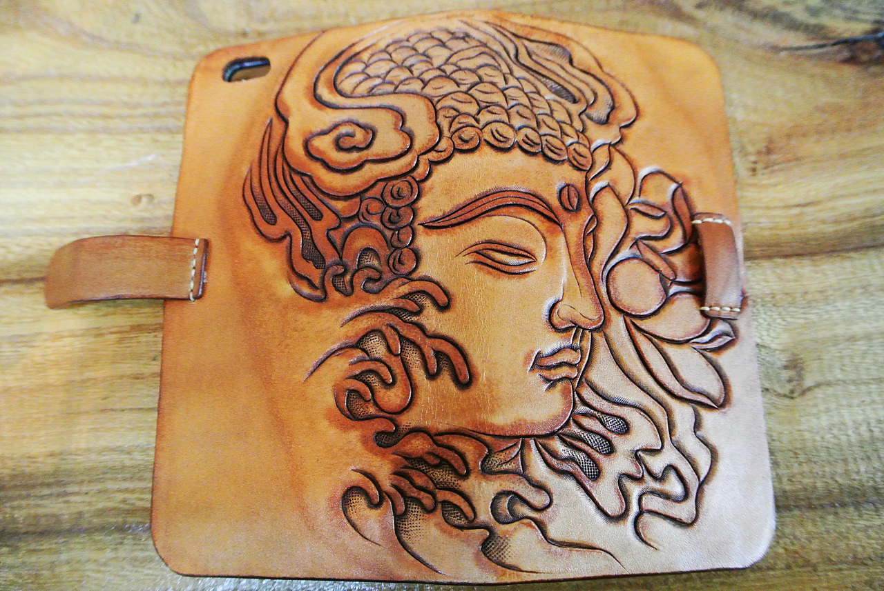 佛教元素iPhone 6Plus 手机皮壳(新染法哦~)