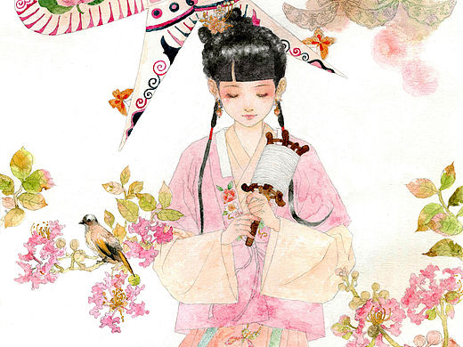 紫薇·纸鸢