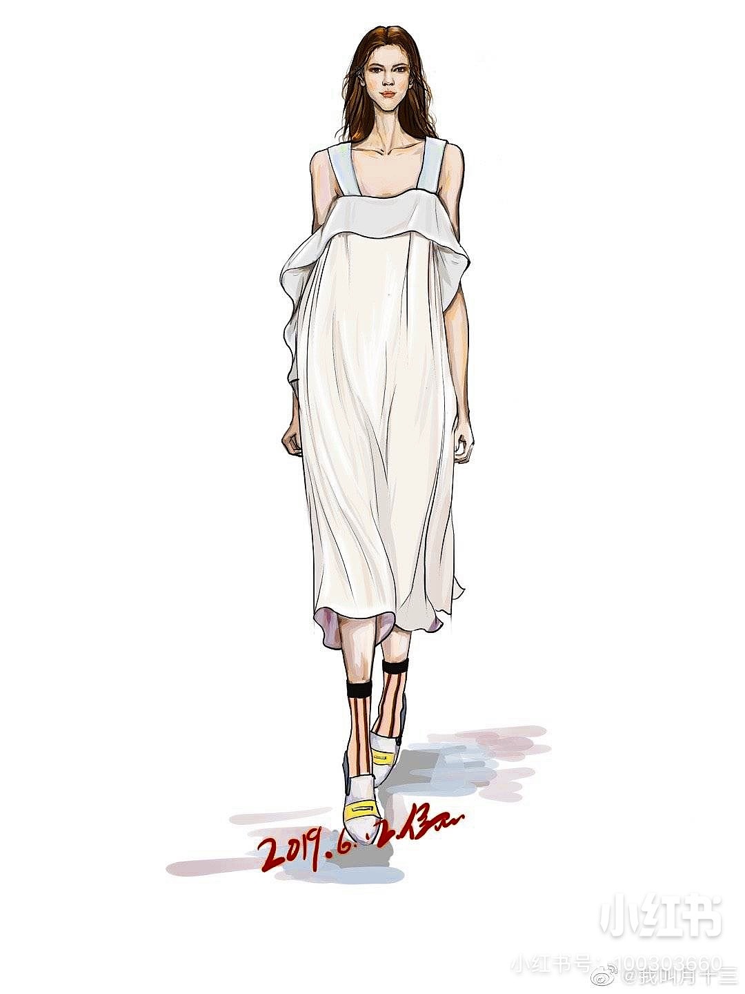 服装效果图练习（图ZMTY1NjEyOTIw） - 休闲/流行服饰 - 站酷设计师Z32833907原创素材 - 站酷ZCOOL