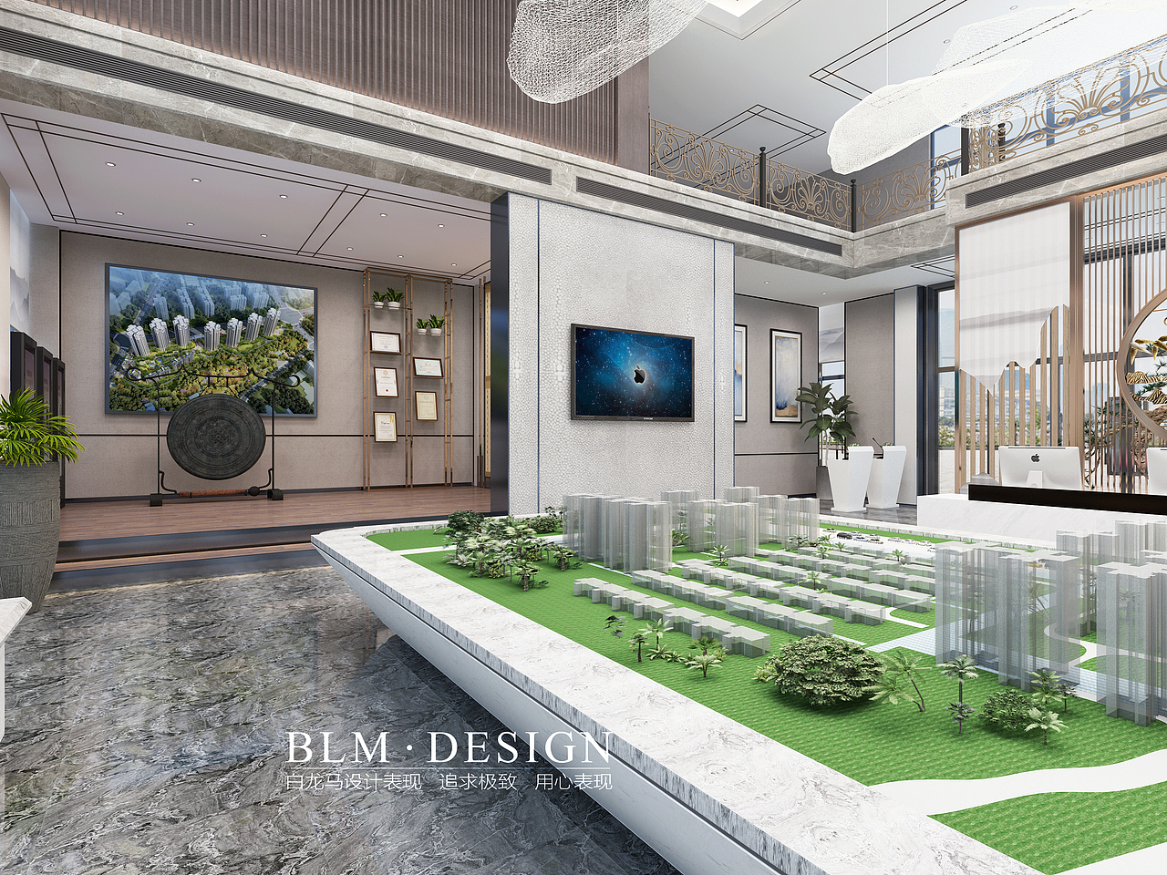 售楼部—白龙马效果图