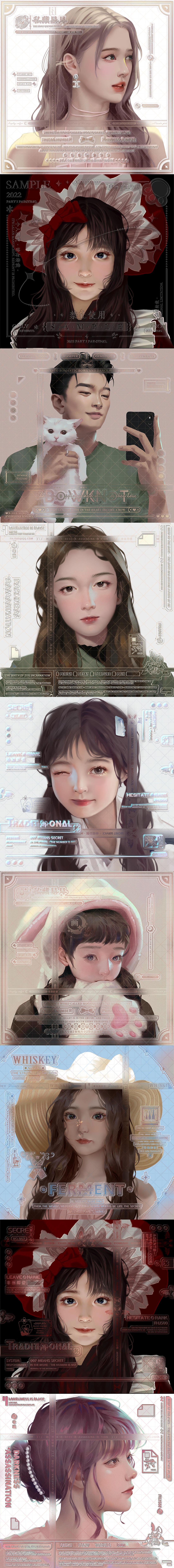 非画即傻 | 2022年度作品（图ZMzI1OTYwMDY4） - 商业插画 - 站酷设计师画师米奥原创素材 - 站酷ZCOOL