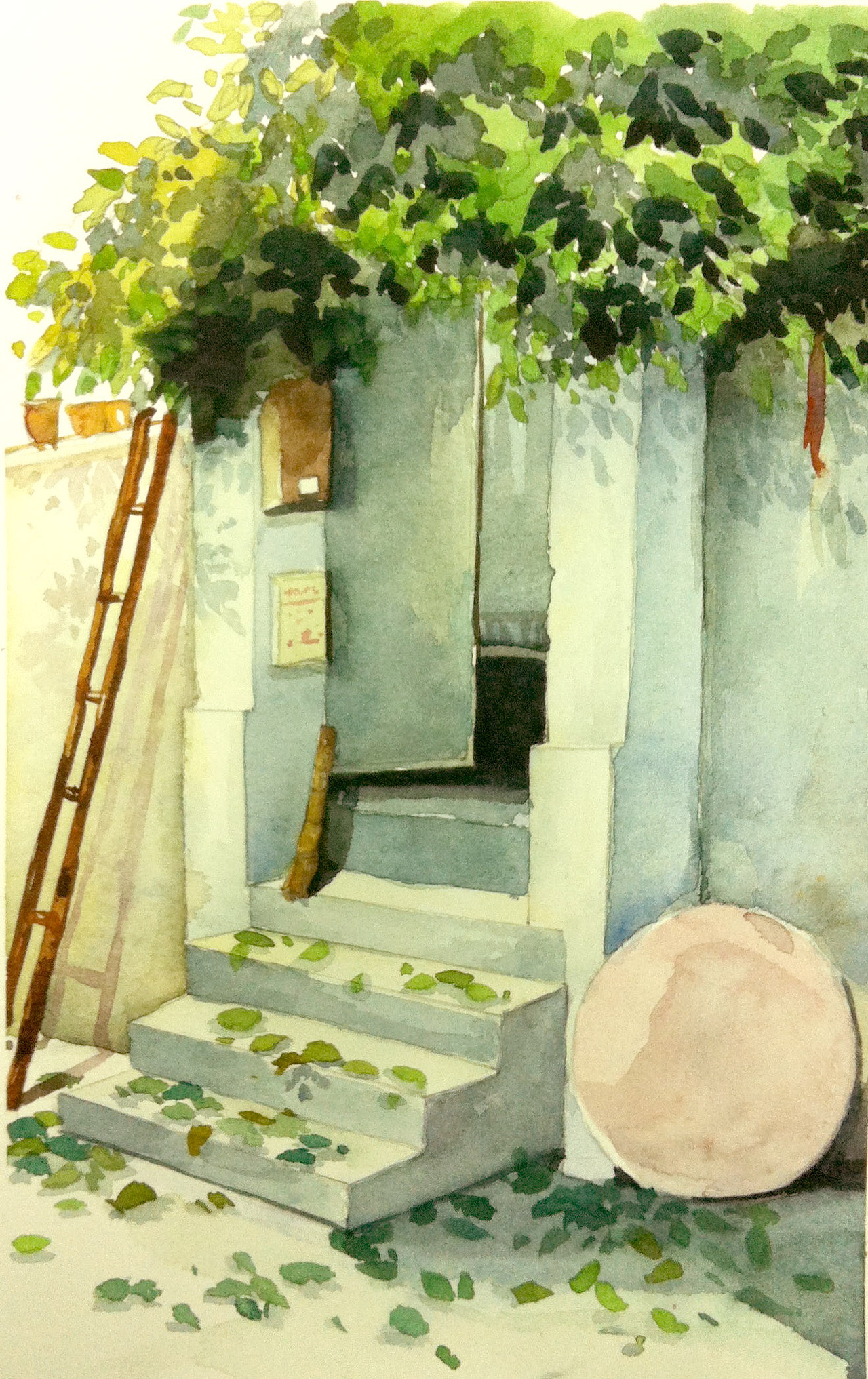 第1期手绘水彩风景周末班作品（图ZMTE3NjQyNjQ=） - 商业插画 - 站酷设计师明天教室原创素材 - 站酷ZCOOL
