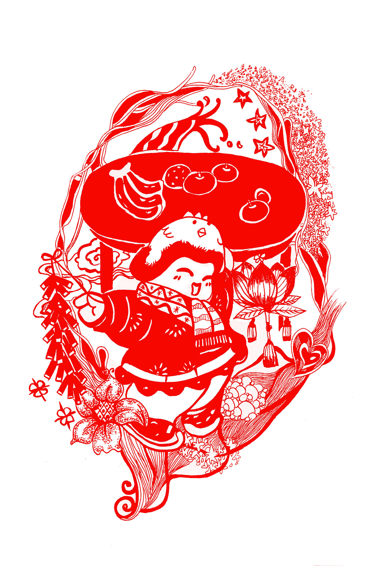《风情万种》——插画创作