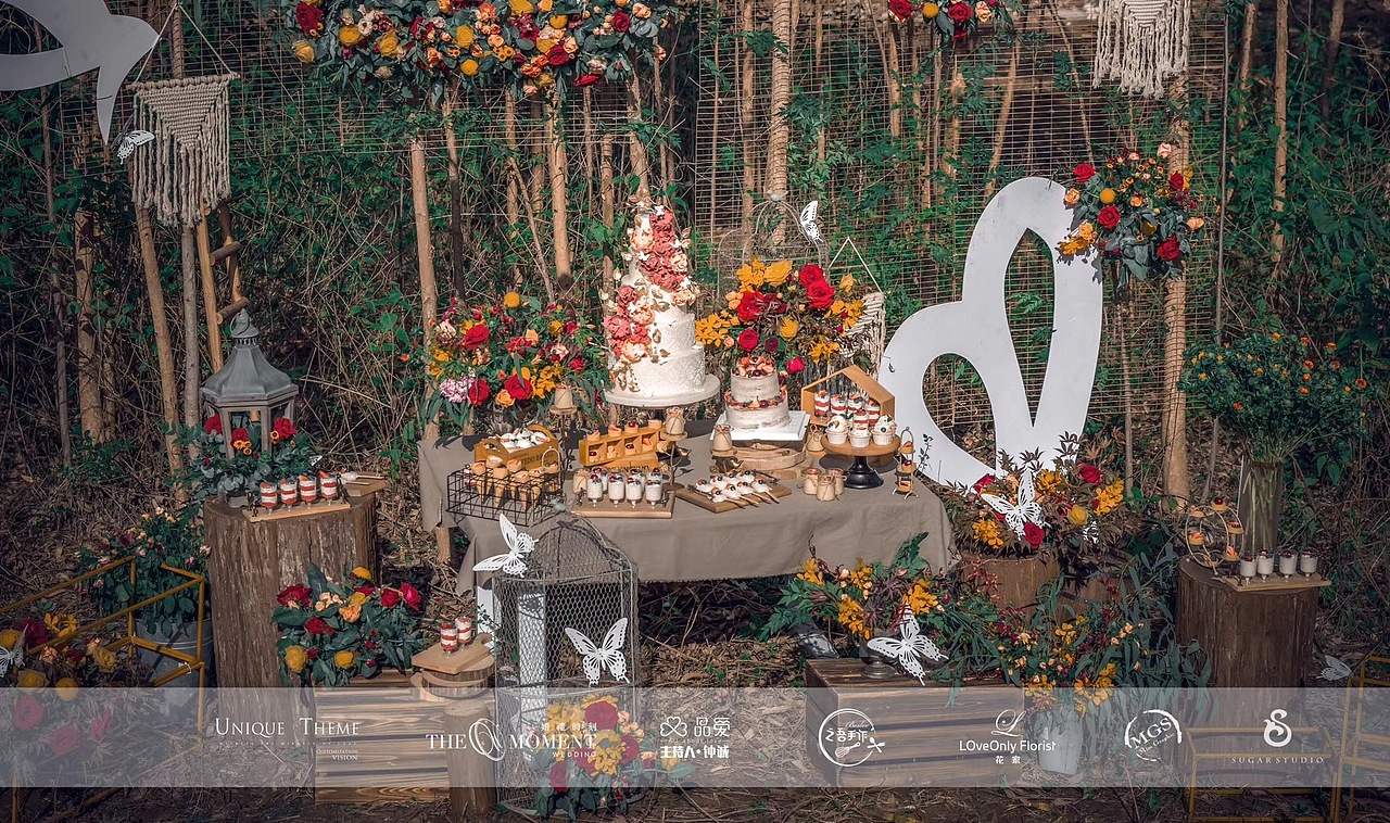 婚礼手绘-美式户外婚礼（图ZMTE4ODMyNDky） - 舞台美术 - 站酷设计师莫飞机原创素材 - 站酷ZCOOL