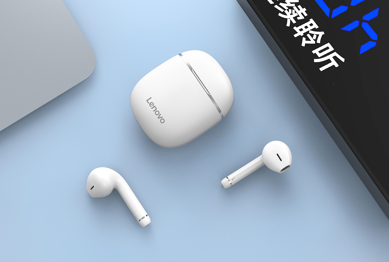 蓝牙耳机渲染图