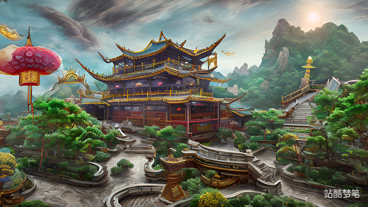 #站酷梦笔#广寒宫