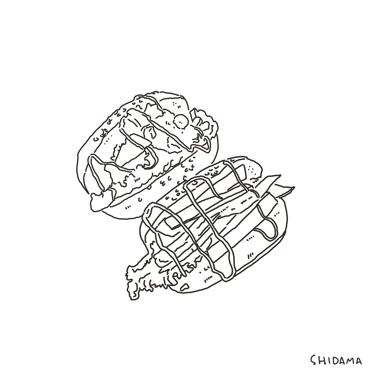 食物（图ZNTgzNDkzMTY=） - 商业插画 - 站酷设计师屎大吗原创素材 - 站酷ZCOOL