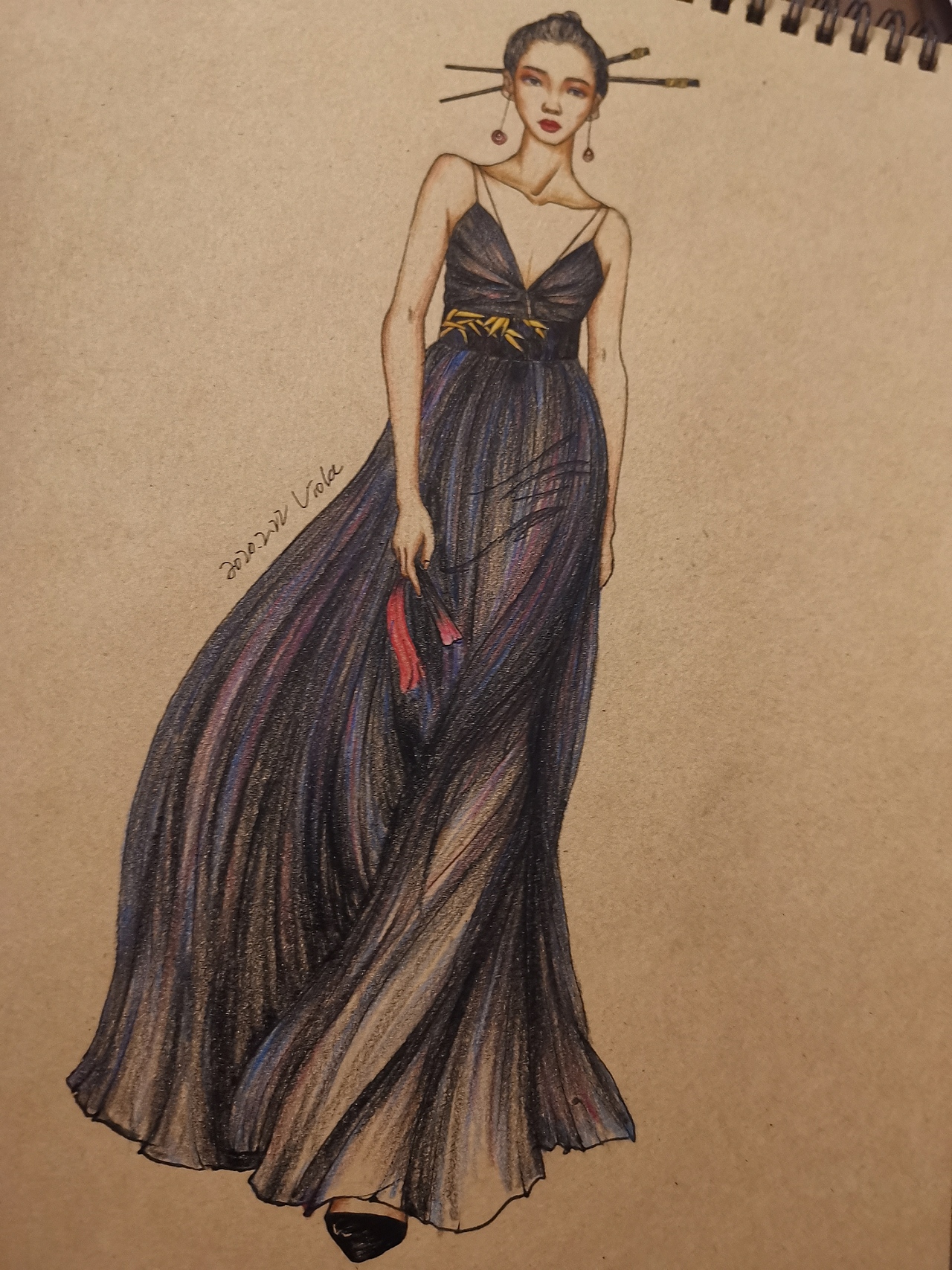 服装设计手绘稿