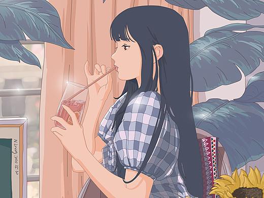 画一个妹子